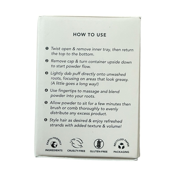 KITSCH VOLUMIZING RICE PROTEIN dry shampoo Color:LIGHT TINTED POWDER NEW IN BOX - Picture 3 of 5